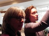 DSCN7226  Gail and Vivianne start sketching