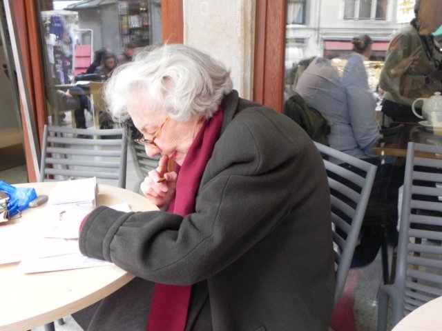 elegantlocalmatrontranscribingendlessnotesbutsheatleastusestheromanalphabetunliketheguyinthemarais.jpg