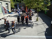 DSC05742  sure enough the school parking lot is full of action