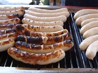 DSC05770  there were thousands of saussice de veau cooking under the covered market