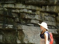 DSC05838  Brigitte in Gorges du Chaudron