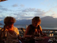 DSC05904  Faith and Alice on the balcony