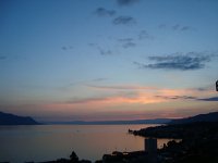DSC05912  Sunset over lac Leman