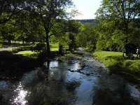 DSCN8794  idyllic brook babbling past the bridge