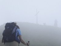 DSCN9112  The summit was just barely in the clouds