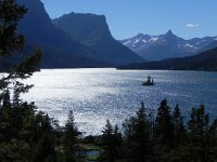DSCN8854  I drove through Glacier NP, crossing Logan Pass, and then took photos as I came back.  This is St. Mary&#39;s Lake at about 2PM on 18 August