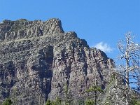 DSCN8861  The mountains look familiar: horizontal strata of sedimentary rock carved by glaciers