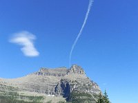 DSCN8881  cloud and contrail over Going-to-the-Sun Mtn