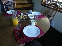 DSCN8978  Coffee and homemade blueberry muffins the next morning