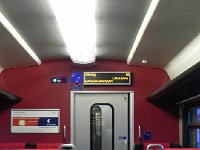 DSCN0952  The trains have been upgraded with displays over the doors