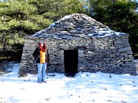 DSCN0988  Christine and the hut