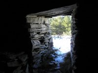 DSCN0993  light shines into the stone hut