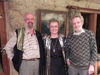 DSCN1085  Christine with Jean-Francois and Francis