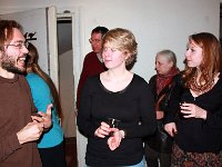 IMG 1052  Austin with Hannah and Fanny Thibault, with Denis and Annick Grison in the back