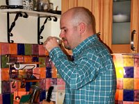 IMG 1106  Ian escapes the gaming floor for a sip in the kitchen