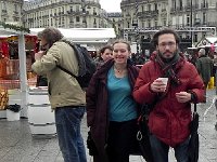 DSCN0623  We pass through the Christmas market in front of Gare St-Lazare
