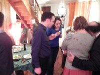 DSCN0676  Pascal Camugli (on the right hugging his wife) captured the event well - see the next folder