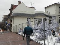 DSCN0740  A white Christmas had invaded the place before the Town Hall.