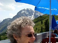 DSC05640  chilling at the top of the Grimentz ski lift
