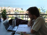 DSC05689  Nikki was here (phone, kindle, bowl)