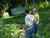 DSCN7613  We started with a tour of the Stuber garden and yard