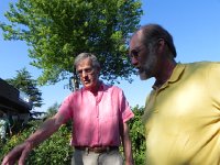DSCN7617  Freddie and Greg discussing the fine arts of vegetable farming