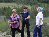 DSCN8169  Irena, Galia and Natalia at the confluence