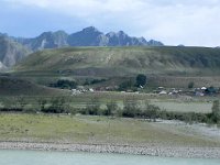 DSCN7924  Along the Katun River were huge old beach deposits far above the current river.