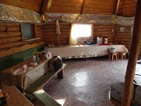 DSCN8190  As in most Russian accommodations, there was a place where guests could cook their own food and consume it.