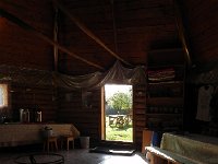 DSCN8194  The dining room was in a teepee shaped wooden house