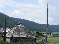 DSCN8220  traditional form and Soviet power pole