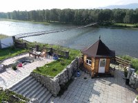 DSCN8236  we bunked at the best hotel in town. This was the back yard abutting the Katun River