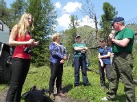 DSCN8256  IN her tight black pants, designer top and extensive make-up she was an unlikely addition!