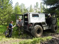 DSCN8268  Just a bit later as we were rolling over ruts I heard a distinct &#34;ping&#34; as of shearing steel, and Alexander lost his steering