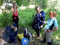 DSCN8269  While waiting for the next step, the ladies made lunch