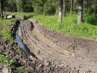 DSCN8279  but soon we found that the road was all torn up (&#34;no road, just directions&#34;)