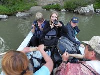 DSCN8324  The Good Ship Lollipop shoves off with six passengers