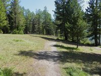 DSCN8479  The path along the end of the lake