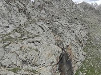 DSCN7718  Looking down on the hut from the path to the privy