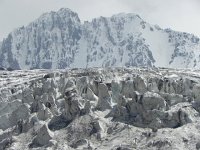 DSCN7719  Seracs in the icefall above the hut