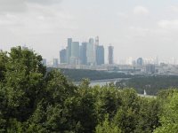 DSCN8665  WE went up a hill like St. Germain en Laye which gave us a view startingly like that of Paris:  Moscos City the analog to la Défense