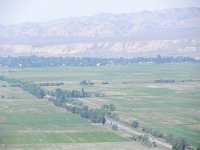 DSCN7745  Looking W down river to the irrigated river valley