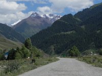 DSCN7821  looking back along the road to the higher mountains