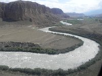 DSCN7855  We flew back to Bishkek and in the PM I would continue on to Moscow and then Barnaul in Altaisk Krai, Russia. This is the Naryn River near the helipad