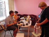 DSCN8525  Like most hotels, this one made kitchen facilities available so we prepared both our dinner and next morning&#39;s breakfast