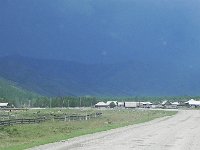 DSCN8549  a rain band moved in and as we were on a dirt road it slowed us down.