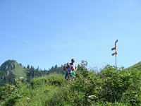 DSC06302  Leaving the road to the Col