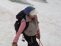 DSC06197  Christine roped up and ready