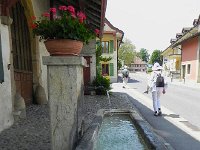 DSCN7441  Watering trough in the town of Eclupens, where we started