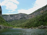 DSC05586  High cliffs as we approach the end of the gorge